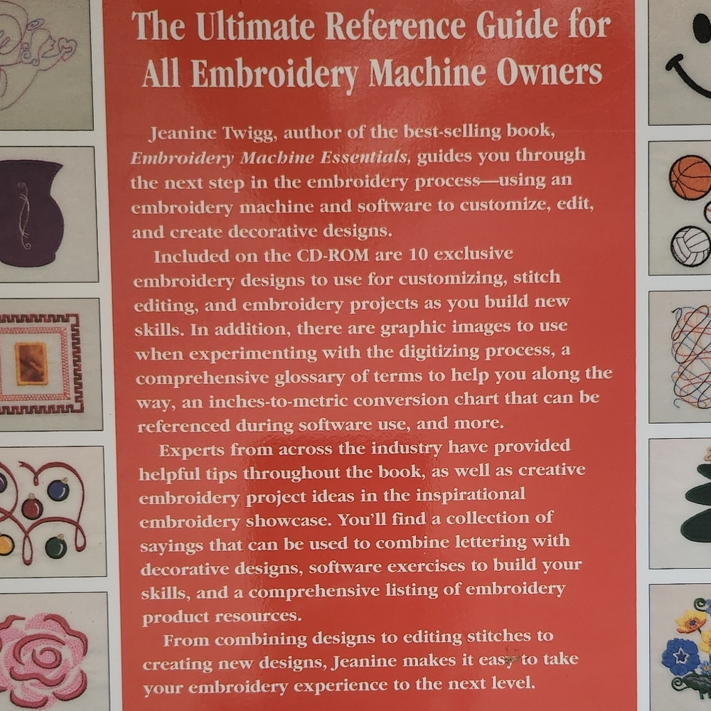 Jeanie Twigg CD More Embroidery Machine Essentials - Picture 9 of 12